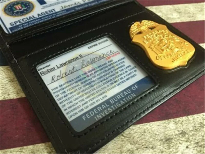 Сверхъестественные FBI Дин Сэм Винчестер металлический держатель карточек ID карты бумажник Хэллоуин косплей реквизит аксессуары рождественские подарки