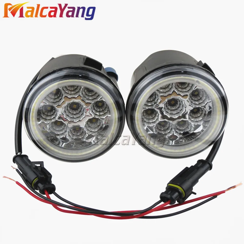 Angel Eye 2 шт. светодиодный передний противотуманный фонарь Стайлинг автомобиля