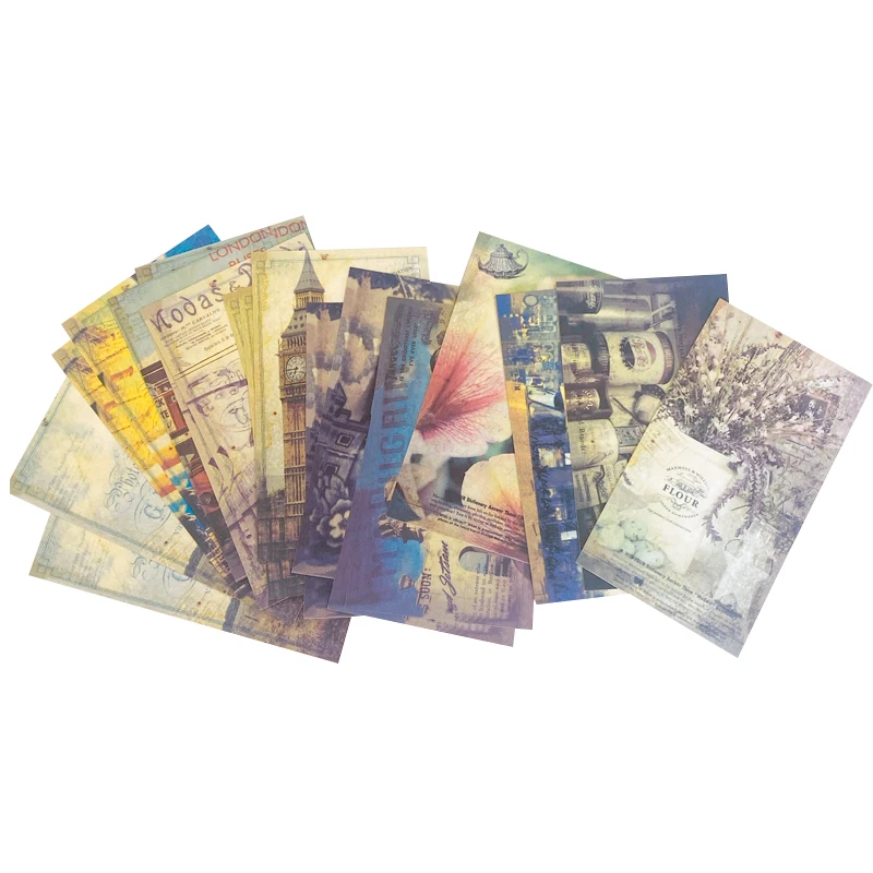 

6 комплектов/партия, Набор открыток для работы в Париже