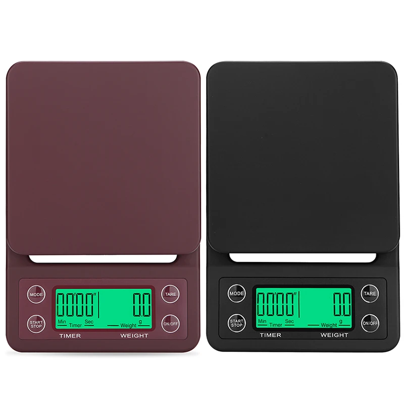 Кофейные весы с таймером 5 кг/3 кг/0 1 г точные для капельного кофе бытовые