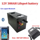 Литиевая батарея GTK 12 В 12,8 в 1200 Ач Lifepo4, bluetooth BMS приложение для инвертора 2000 Вт, базовая станция для лодки AGV RV + 20A, зарядное устройство