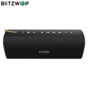 Blitzwolf wa2 20w wireless bluetooth speaker dual passive diaphragm tws nfc bass stereo outdoor waterproof soundbar microphone 1 Item image