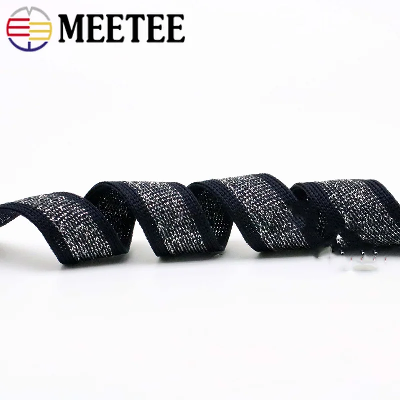 Meetee 23 метра 2 см золото серебро вязать тесьма варп брюки Декор низкая