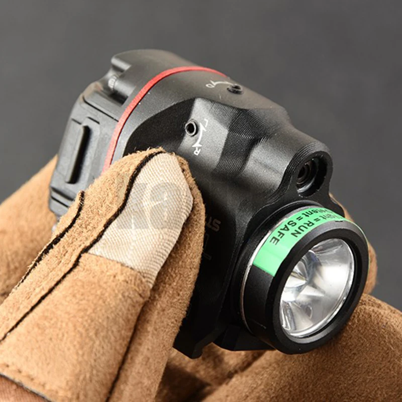 Тактический оружейный светильник зеленый лазерный прицел 6 режимов 500 люмен для