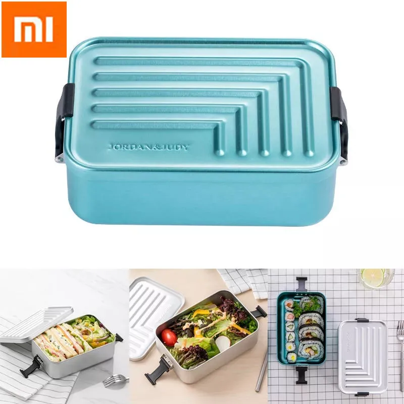 Xiaomi Jordan и Judy 1.4l алюминиевый бентический Ланч-бокс Чехол контейнер для еды посуда для пикника