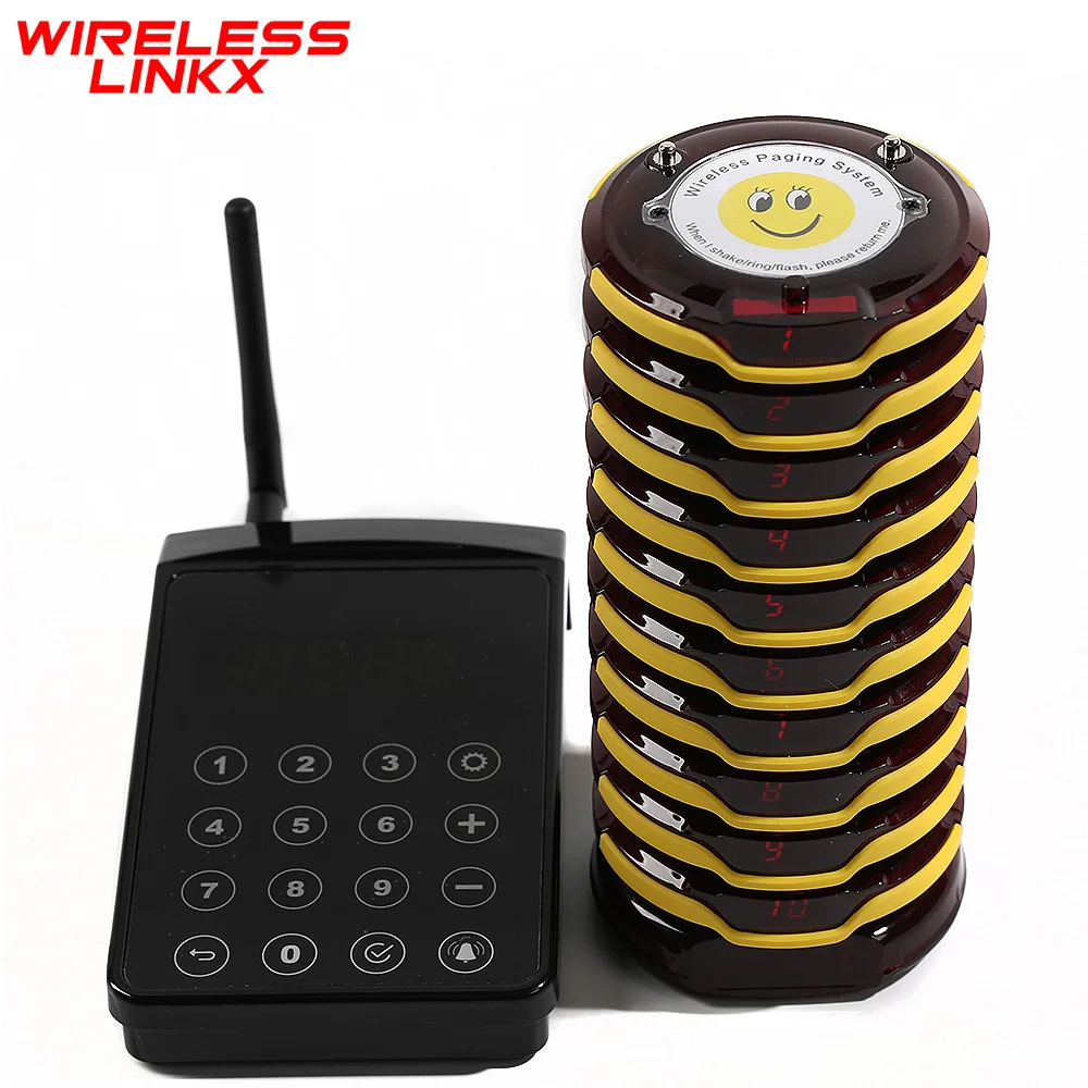 Беспроводной пейджер linkx для ресторанов водонепроницаемая с защитой от