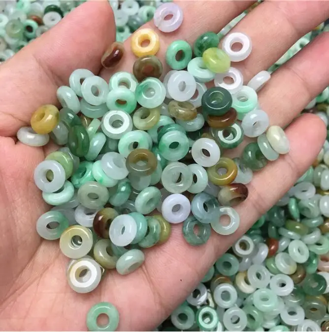 10 шт. бусины из натурального изумруда трех цветов | Украшения и аксессуары