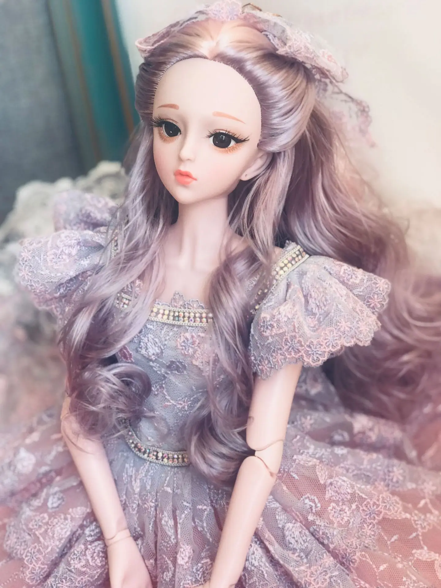 Кукла BJD 1/3 60 см шаровой шарнир шарнирная игрушка с 3D черными глазами длинный