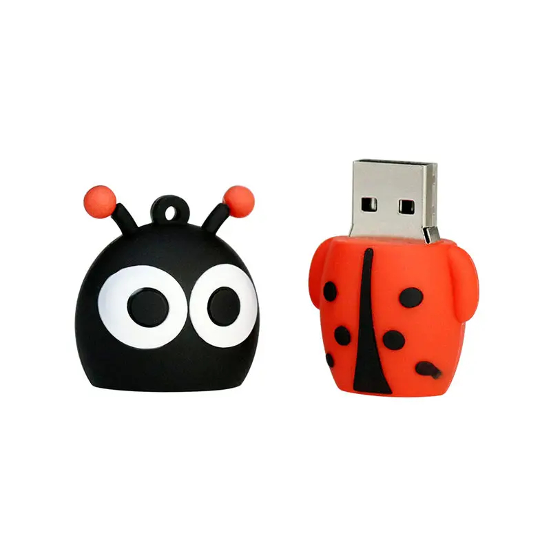 USB флеш-накопитель, 8 г, милые животные, божья коровка, USB флеш-накопитель, 32 г, флешка, 16 ГБ, USB флешка, жук, флеш-карта памяти, накопитель