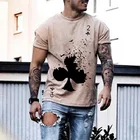 Мужская футболка, летняя повседневная футболка, Мужская одежда, мужские футболки с круглым вырезом, уличная одежда в стиле хип-хоп, модная футболка для мужчин, 2021