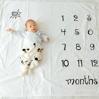 baby play mat flower blanket newborn photography prop baby monthly growth milestone blanket photography background towel carpet