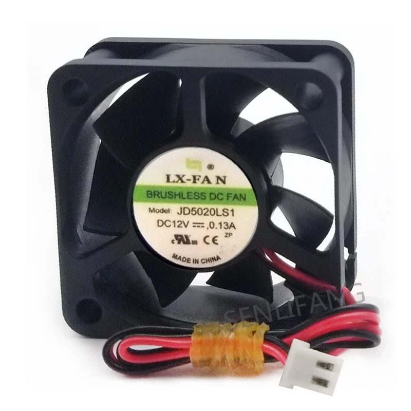 Для LX-FAN JD5020LS1 DC12V 0.13A 2pin 2wire 5020 50X50X20MM охлаждающий вентилятор | Компьютеры и офис