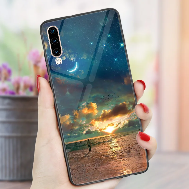 Стильный глянцевый чехол для Huawei P30 Lite P20 P10 P9 Nova 3e зеркальный телефона Pro Capa