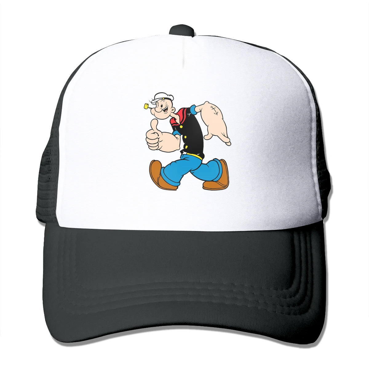 

Кепка-бейсболка Popeye с забавными анимациями, сетчатая, регулируемая