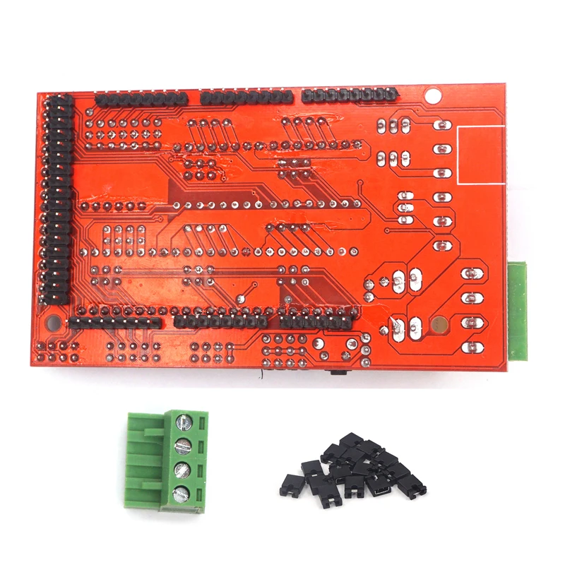 

3D Printer 2 Sets of Electronic Accessories: 1 Set of Double Pulley Extruder and 1 Set of RAMPS 1.4 Controller