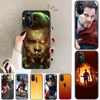 cable doctor strange wolverine clear phone case for huawei honor 20 10 9 8a 7 5t x pro lite 5g black etui coque hoesjes comic