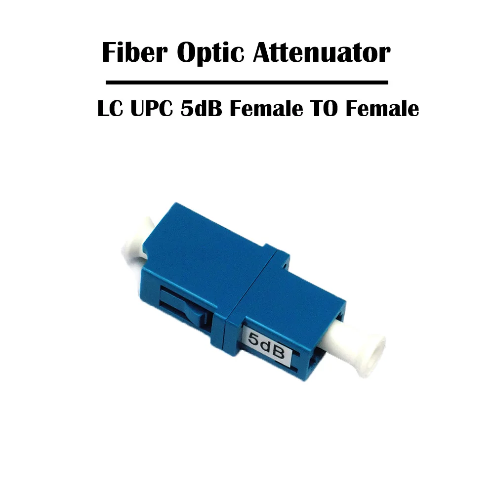 5 шт. LC фланец волокно оптический аттенюатор 3dB 5dB 10dB 15dB SM одномодовый Simplex UPC FTTH