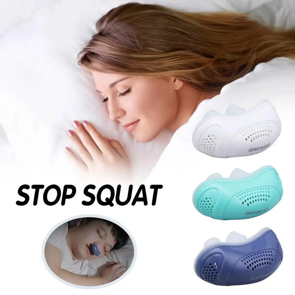 

Household Electric Anti-Snore Device To Correct Snore And Stop Snoring Stuffed Nose Silicone Combination Anti-Snoring Tool