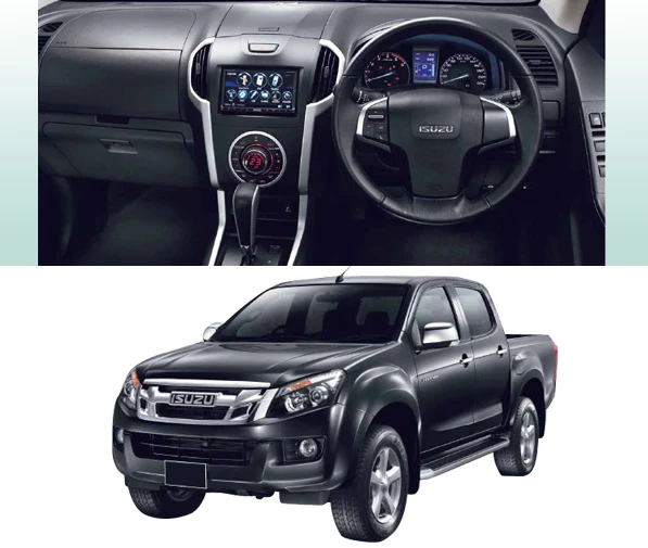 Автомобильная облицовка рамка для звуковой панели комплект приборной Isuzu D Max MU X