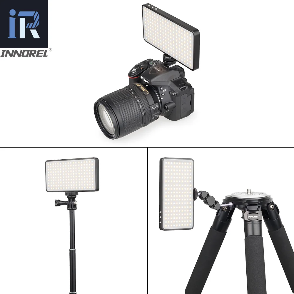 RL03 светодиодный видео свет Vlog затемнения фотографическое освещение лампа для Canon Nikon Pentax DSLR мобильный телефон с камерами Зарядка сокровище