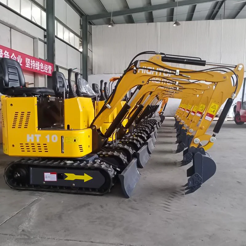 

Chineses Mini Excavator 1ton micro Small Digger with Rubber Track for Garden Construction