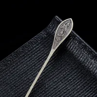 925 Sterling Silver Hair Stick Luxury Jewelry Palace Women Hair Pin Vintage Handmade Chinese Antique Portrait Pattern Gifts