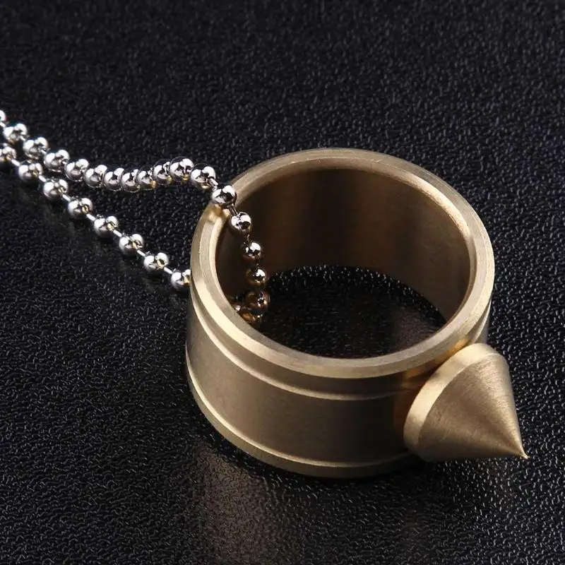 Латунное женское кольцо для самозащиты инструмент выживания на природе с