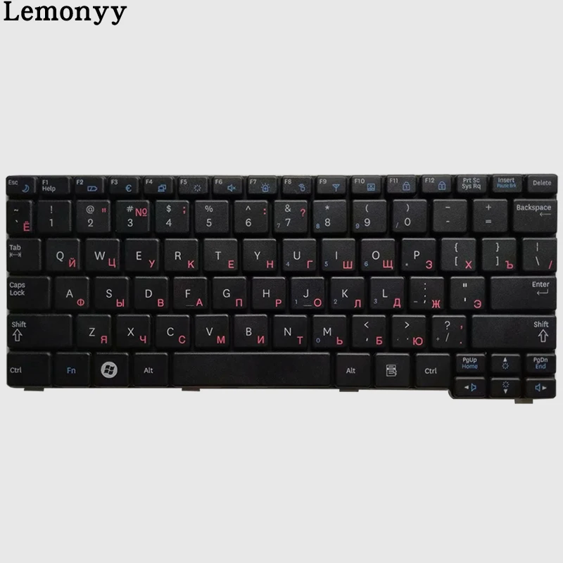 Новая русская клавиатура для samsung N150 NB20 NB30 N143 N148 NPN148 NPN150 N158 RU Клавиатура для ноутбука белый/черный