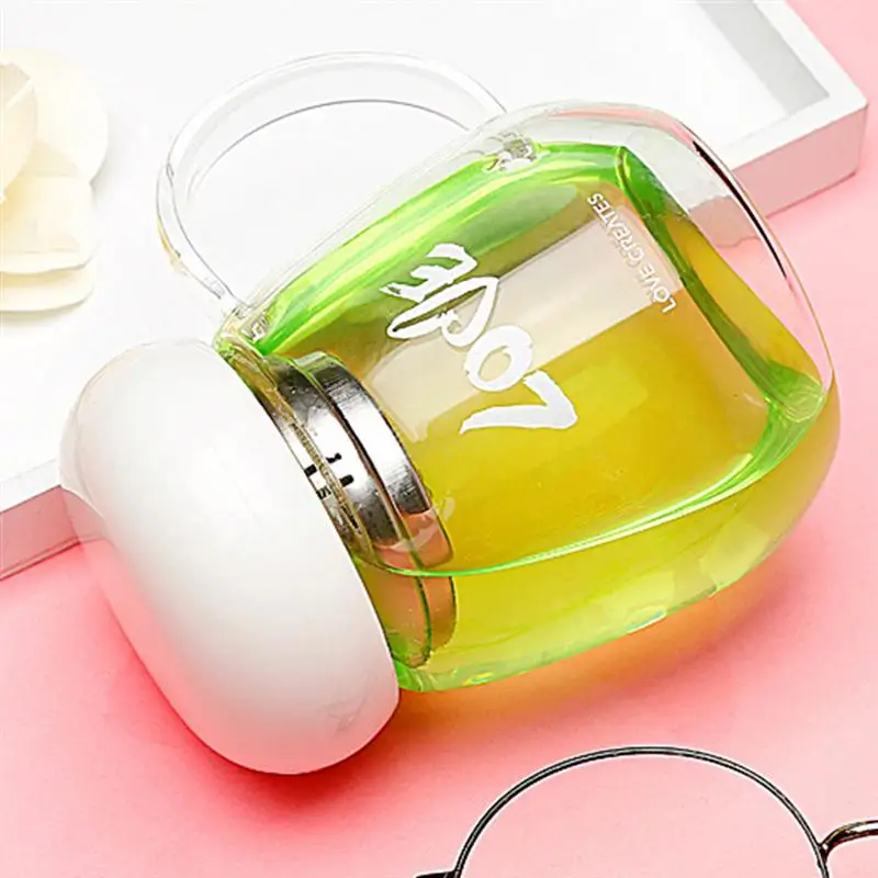 Цветочный чай бутылка для воды чашка Carafe питьевая мультяшная с молочным соком