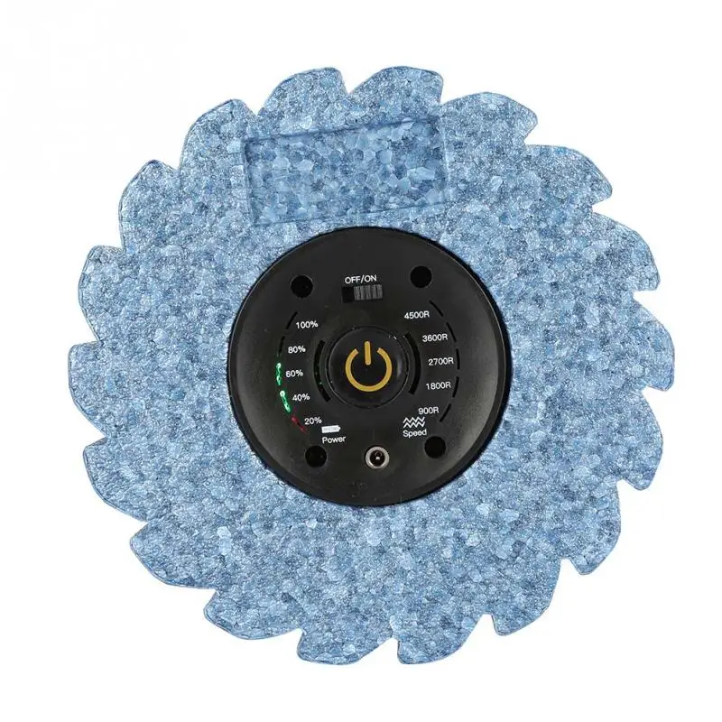 구매 5 속도 고강도 진동 폼 롤러 요가 마사지 열 진동 기어 유형 블루