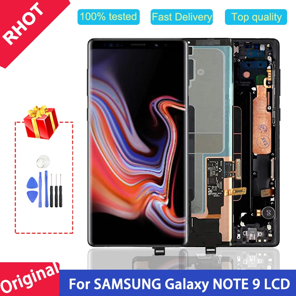 

100% Original Super AMOLED 6.4" NOTE 9 LCD Display for SAMSUNG Galaxy Note 9 N960 N960F LCD Touch Screen Digitizer Assembly