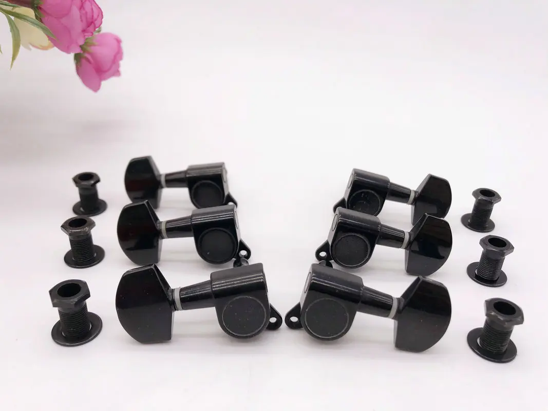 

Тюнеры для головки гитарного станка 3R-3L, черный (#1040), 1 комплект, Сделано в Корее