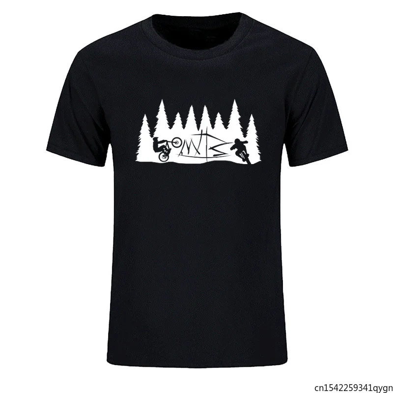 

Men Funny Creator Mountain Biking Shirt with Downhill Freeride T-Shirts