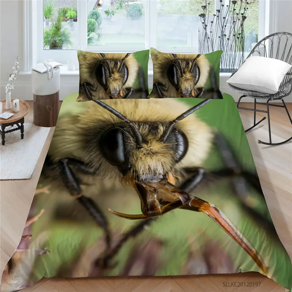 

3D Locust Bedding Set Insect Fashion Simple Duvet Cover Single Queen Double Twin Full King Hot Sale Bed Set Creative Style
