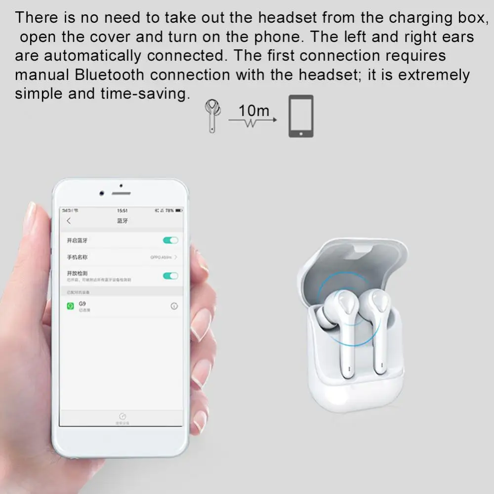 

Wireless Bluetooth 5.0 In-Ear Earphone Noise Reduction Sports Earbuds for Huawei