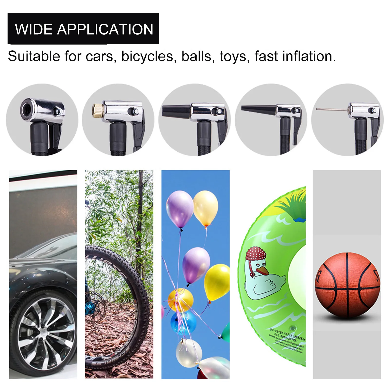 

Portable Air Pump Tire Inflator Cordless 12V 120PSI Rechargeable Compressor Digital Car Tyre Pump For Car Bicycle Tires Balls