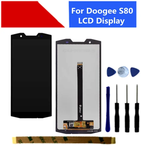 5 99 дюймов Для DOOGEE S80 ЖК дисплей Дисплей + кодирующий преобразователь сенсорного