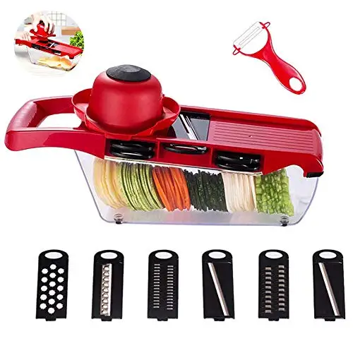 Слайсер мандолина овощерезка 6 в 1 многофункциональный слайсер для еды терка