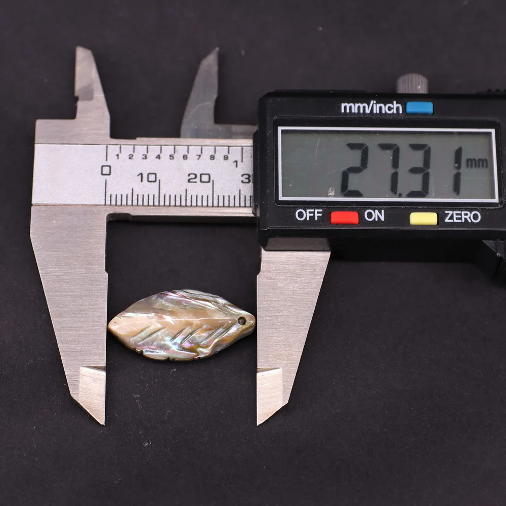 14*27 мм раковины морски ушек из ракушек морского резной лист для материал