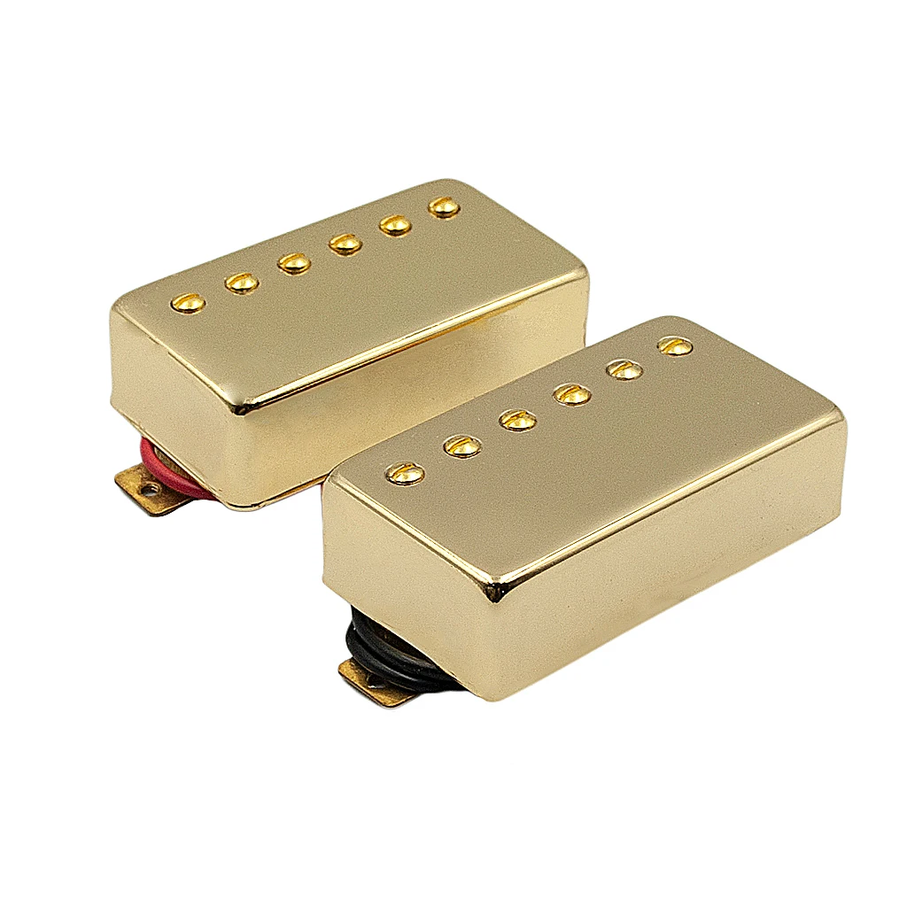 2 шт. электрогитара Pickups Закрытая печать золотой цвет шеи гитары двойная катушка