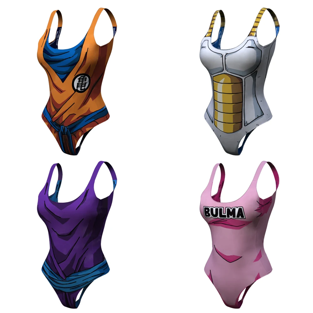 2021 Косплей Аниме Женский сексуальный купальник в стиле Харадзюку бикини с