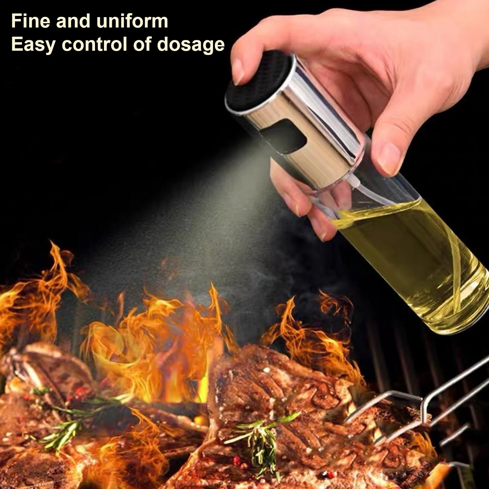 

1 шт., кухонный набор, масляный диспенсер для барбекю, стеклянная бутылка для смешивания приправ, уксус, соевый соус, спрей, масленка, приправ...