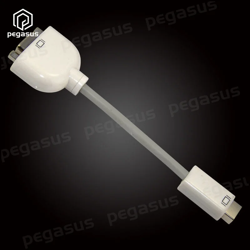 15CM Mini DVI Male to VGA Female Adapter Convertor For Apple MacBook Display Monitor | Электроника