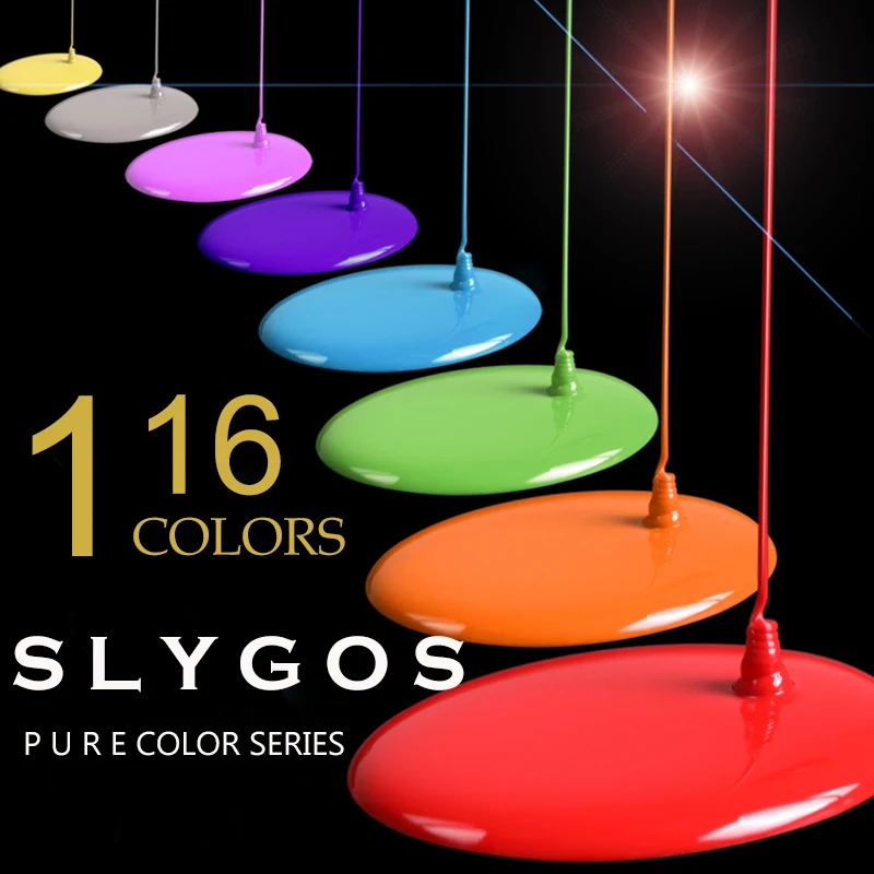 SLYGOS 6 мл УФ-гель для ногтей Топ УФ Led гель Осенняя Серия Тыква трава зеленый шоколад цвет Лак удаляющийся замачиванием гель лак