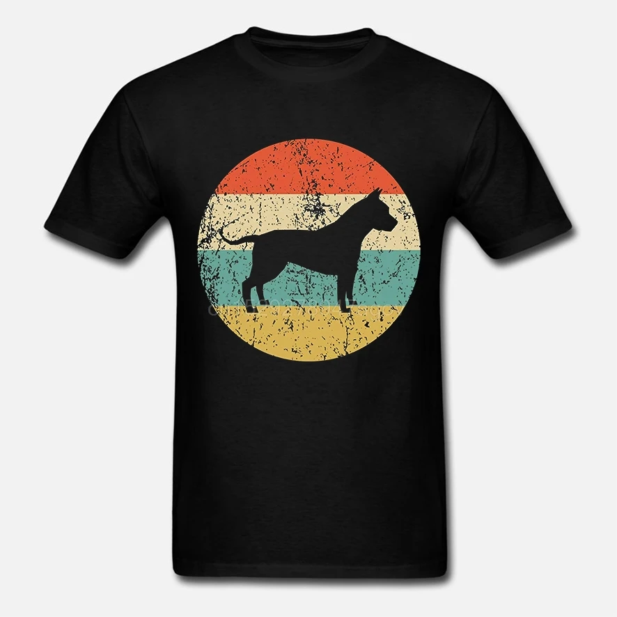 Американская футболка терьера из стаффордшира мужская в стиле ретро Amstaff с