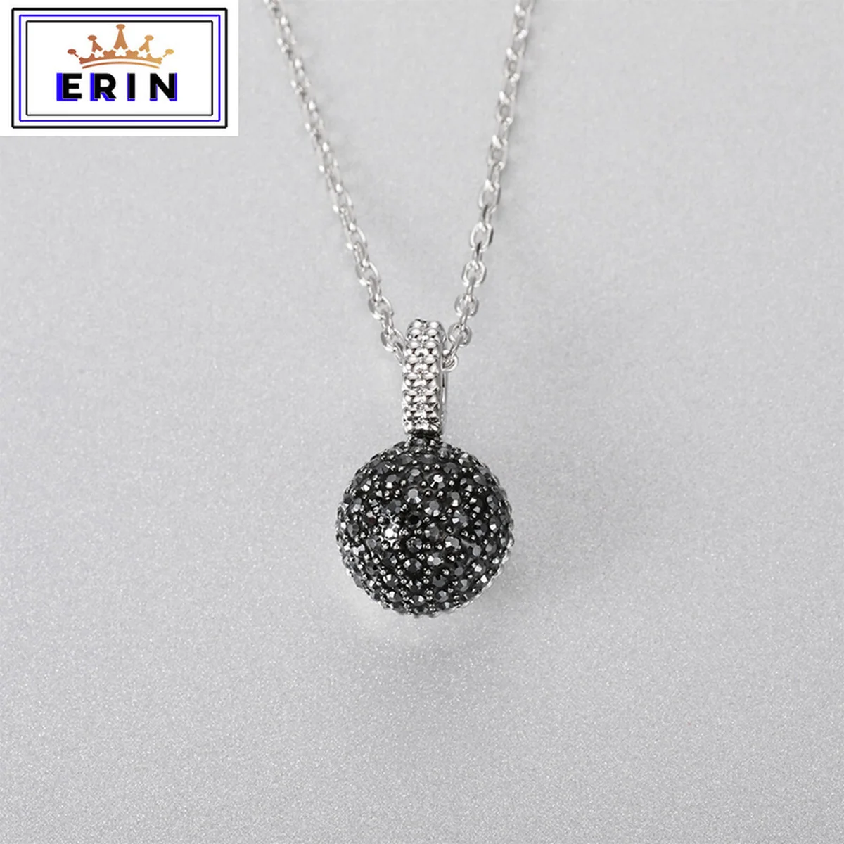 

ERIN High quality SWA new black crystal jewelry, suitable for handmade original charm women's Necklace