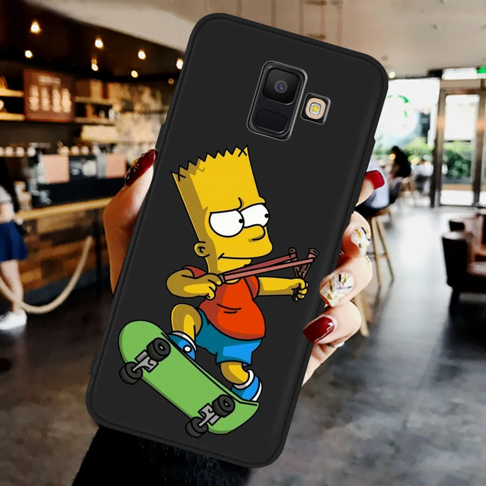

Homer J Simpson Funny Bart Simpson Phone Case For Samsung A51 A71 A20 A30 A40 A50 A70 A90 A5 A6 A7 A8 A9 A10 J5 J6 J7 J8 Plus