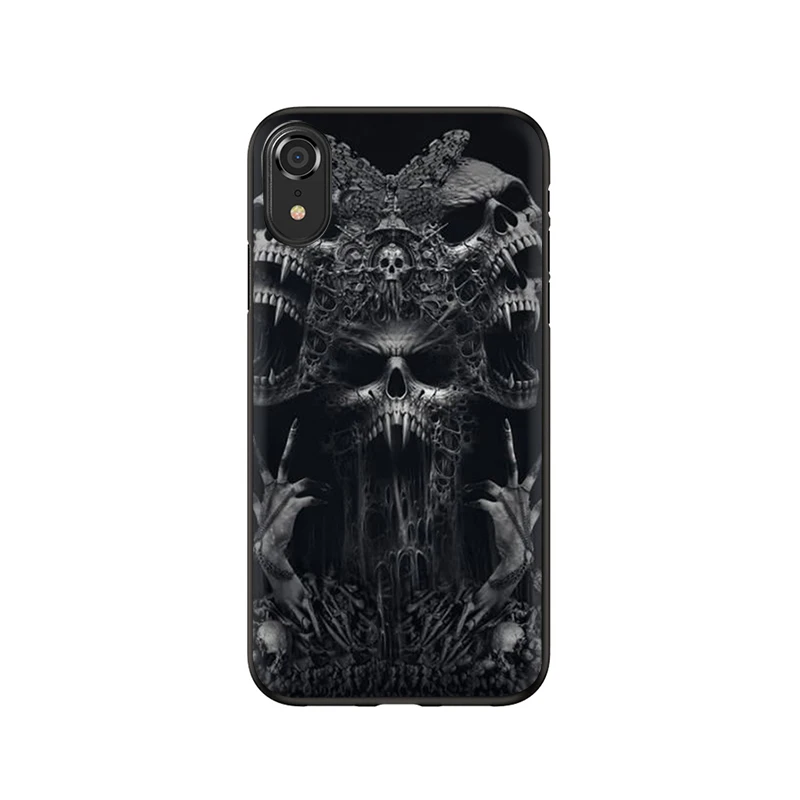 Мягкий силиконовый чехол для телефона EWAU Hr Giger Li II чехол для iPhone 5 5S SE 6 6s 7 8 Plus X XR XS 11 Pro MAX - Цвет: B7