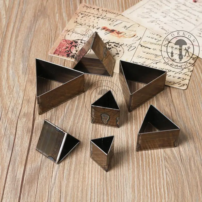 Треугольные геометрические серьги ZONESUN Штамповочный Инструмент Для Резки Кожи и