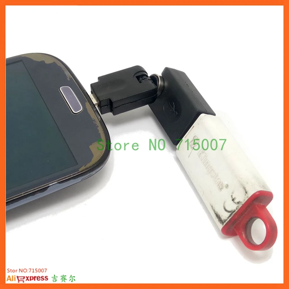 Гибкий угловой otg переходник с Mini и Micro USB на 2 0 мама 180 X360 поворотом 360 градусов